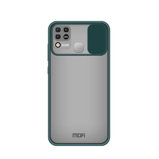 For Infinix HOT 10s / 10t /10s NFC MOFI Xing Dun Series Translucent Frosted PC + TPU Privacy Anti-glare Shockproof All-inclusive Protective Case(Green) - Infinix Cases by MOFI | Online Shopping South Africa | PMC Jewellery