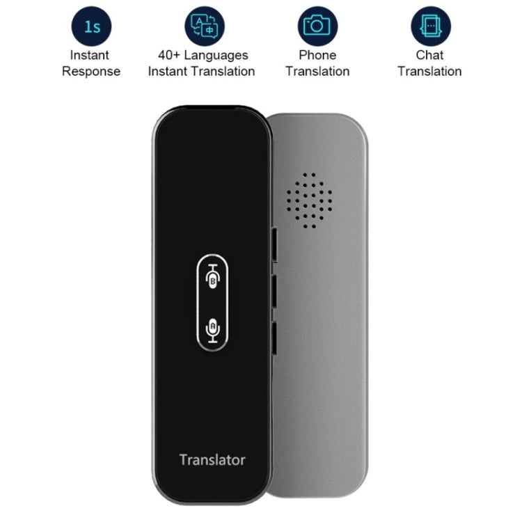 G6X Smart Real Time Voice Translator 40 Languages for Android IOS and Smartphone(Gray) -  by PMC Jewellery | Online Shopping South Africa | PMC Jewellery | Buy Now Pay Later Mobicred