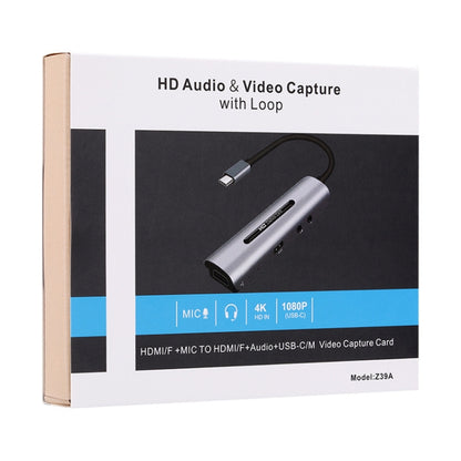 Z39A HDMI / F + Microphone HDMI / F + Audio + USB 4K Capture Card, Support Windows Android Linux and MacOS Etc - Video Capture Solutions by PMC Jewellery | Online Shopping South Africa | PMC Jewellery | Buy Now Pay Later Mobicred