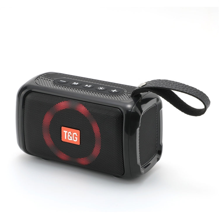 T&G TG193 Portable Bluetooth Speaker LED Light Waterproof Outdoor Subwoofer Support TF Card / FM Radio / AUX(Black) - Desktop Speaker by T&G | Online Shopping South Africa | PMC Jewellery | Buy Now Pay Later Mobicred