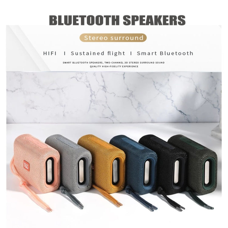 T&G TG313 Portable Outdoor Waterproof Bluetooth Speaker Subwoofer Support TF Card FM Radio AUX(Blue) - Desktop Speaker by T&G | Online Shopping South Africa | PMC Jewellery | Buy Now Pay Later Mobicred