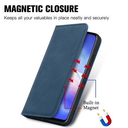 For Blackview A90 Retro Skin Feel Business Magnetic Horizontal Flip Leather Case with Holder & Card Slots & Wallet & Photo Frame(Blue) - More Brand by PMC Jewellery | Online Shopping South Africa | PMC Jewellery | Buy Now Pay Later Mobicred