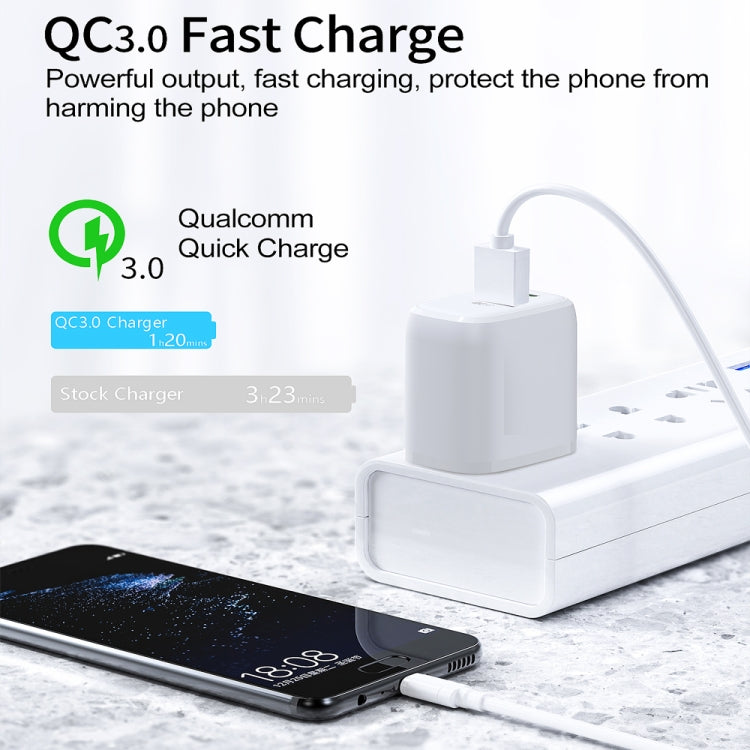 CS-20W Mini Portable PD3.0 + QC3.0 Dual Ports Fast Charger(EU Plug) - USB Charger by PMC Jewellery | Online Shopping South Africa | PMC Jewellery | Buy Now Pay Later Mobicred