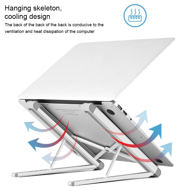 JP-2 Universal Aluminum Alloy Folding Laptop Stand - Laptop Stand by PMC Jewellery | Online Shopping South Africa | PMC Jewellery | Buy Now Pay Later Mobicred