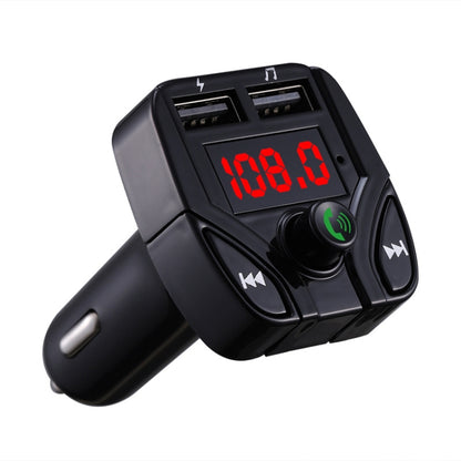 C4 Bluetooth MP3 Hands-free Car Device LCD FM Transmitter Dual USB Charger - Bluetooth Car Kits by PMC Jewellery | Online Shopping South Africa | PMC Jewellery | Buy Now Pay Later Mobicred