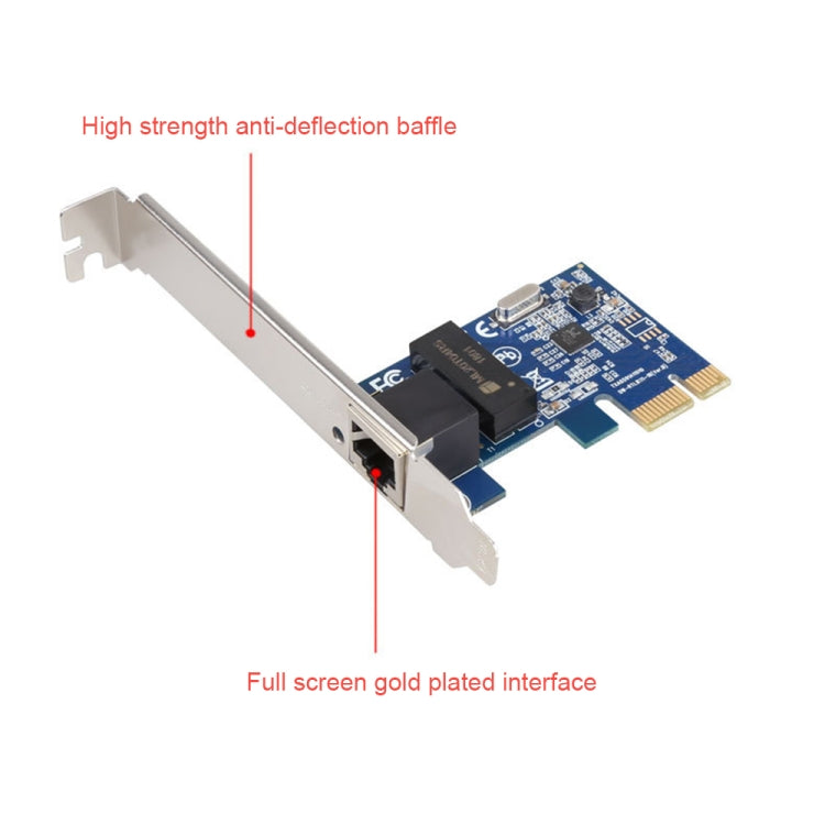 RTL8111F PCIe Gigabit PCI Express Card 10/100 / 1000Mbps RJ45 Lan Ethernet Adapter - USB Network Adapter by PMC Jewellery | Online Shopping South Africa | PMC Jewellery | Buy Now Pay Later Mobicred