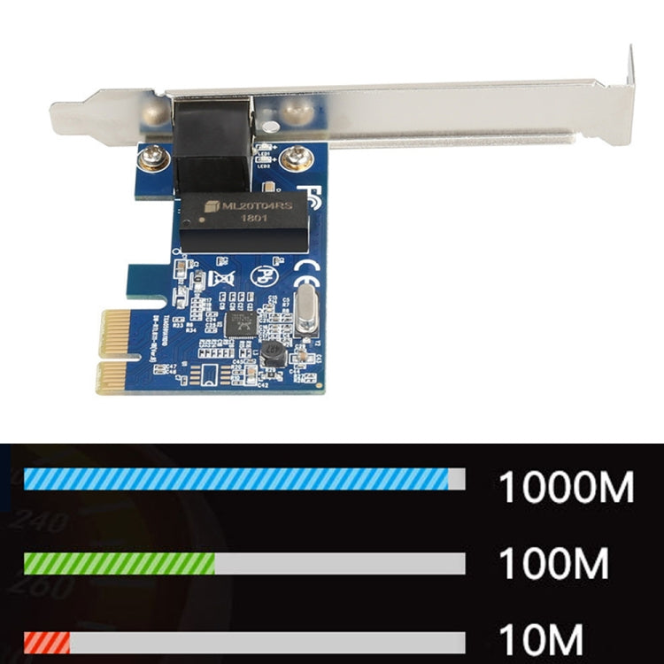 RTL8111F PCIe Gigabit PCI Express Card 10/100 / 1000Mbps RJ45 Lan Ethernet Adapter - USB Network Adapter by PMC Jewellery | Online Shopping South Africa | PMC Jewellery | Buy Now Pay Later Mobicred