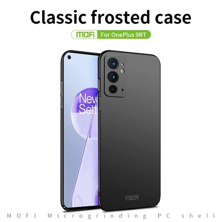 For OnePlus 9RT 5G MOFI Frosted PC Ultra-thin Hard Phone Case(Black) - OnePlus Cases by MOFI | Online Shopping South Africa | PMC Jewellery