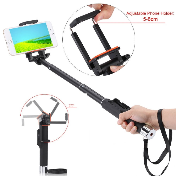 YT-888 Rotating Selfie Stick with Bluetooth for Smartphone - Selfie Sticks by PMC Jewellery | Online Shopping South Africa | PMC Jewellery | Buy Now Pay Later Mobicred