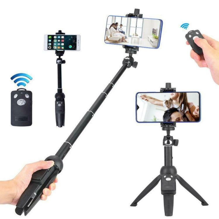 Yunteng YT-9928 3 in 1 Handheld Tripod, Monopod Selfie Stick, Bluetooth Remote Shutter for All Smartphones - Selfie Sticks by PMC Jewellery | Online Shopping South Africa | PMC Jewellery | Buy Now Pay Later Mobicred