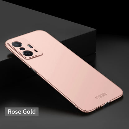 For Xiaomi Mi 11T / 11T Pro MOFI Frosted PC Ultra-thin Hard Phone Case(Rose gold) - Xiaomi Cases by MOFI | Online Shopping South Africa | PMC Jewellery