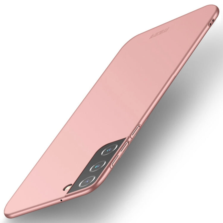 For Samsung Galaxy S22+ 5G MOFI Frosted PC Ultra-thin Hard Phone Case(Rose gold) - Galaxy S22+ 5G Cases by MOFI | Online Shopping South Africa | PMC Jewellery