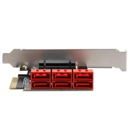 PCIe to SATA 3.0 6G Expansion Card - Add-on Cards by PMC Jewellery | Online Shopping South Africa | PMC Jewellery | Buy Now Pay Later Mobicred