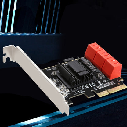 PCIe to SATA 3.0 6G Expansion Card - Add-on Cards by PMC Jewellery | Online Shopping South Africa | PMC Jewellery | Buy Now Pay Later Mobicred