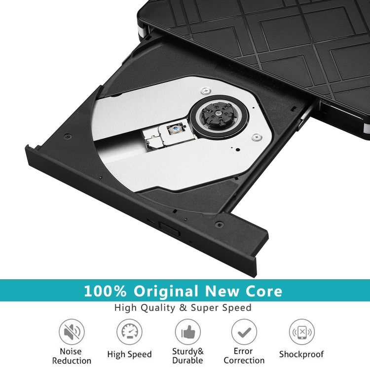 Type-C DVD Burner External Optical Drive - Rewritable Drive by PMC Jewellery | Online Shopping South Africa | PMC Jewellery | Buy Now Pay Later Mobicred