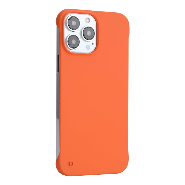 For iPhone 12 / 12 Pro ENKAY Matte Frameless Hard PC Case(Orange) - iPhone 12 / 12 Pro Cases by ENKAY | Online Shopping South Africa | PMC Jewellery | Buy Now Pay Later Mobicred