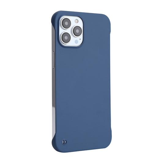 For iPhone 12 Pro Max ENKAY Matte Frameless Hard PC Case(Dark Blue) - iPhone 12 Pro Max Cases by ENKAY | Online Shopping South Africa | PMC Jewellery | Buy Now Pay Later Mobicred