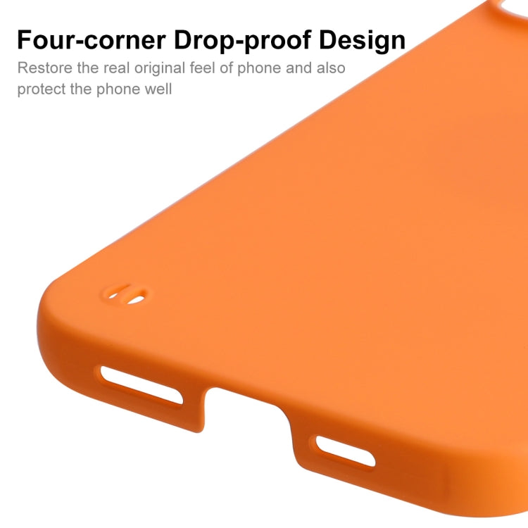 For iPhone 13 Pro Max ENKAY Matte Frameless Hard PC Case (Orange) - iPhone 13 Pro Max Cases by ENKAY | Online Shopping South Africa | PMC Jewellery | Buy Now Pay Later Mobicred