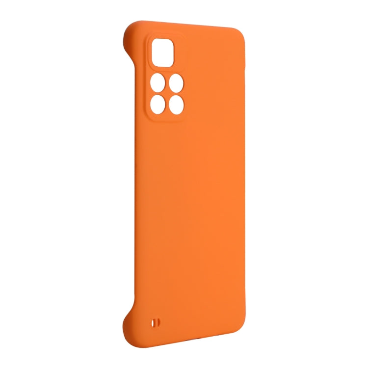 For Xiaomi Redmi Note 11 5G / Note 11T 5G Global / Note 11S 5G / Poco M4 Pro 5G Global  ENKAY Matte Frameless Hard PC Phone Case(Orange) - Xiaomi Cases by ENKAY | Online Shopping South Africa | PMC Jewellery | Buy Now Pay Later Mobicred