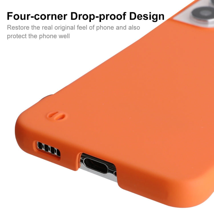 For Samsung Galaxy S22+ 5G ENKAY Matte Frameless Hard PC Case(Orange) - Galaxy S22+ 5G Cases by ENKAY | Online Shopping South Africa | PMC Jewellery | Buy Now Pay Later Mobicred