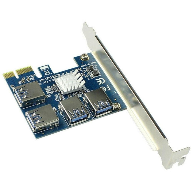 PCI-e 4 Ports USB 3.0 Expansion Card - Add-on Cards by PMC Jewellery | Online Shopping South Africa | PMC Jewellery | Buy Now Pay Later Mobicred