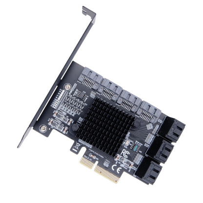 6Gbps PCI Express to SATA 3.0 Expansion Card - Add-on Cards by PMC Jewellery | Online Shopping South Africa | PMC Jewellery | Buy Now Pay Later Mobicred