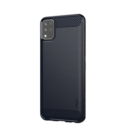 For LG K42 MOFI Gentleness Brushed Carbon Fiber Soft TPU Case(Blue) - LG by MOFI | Online Shopping South Africa | PMC Jewellery