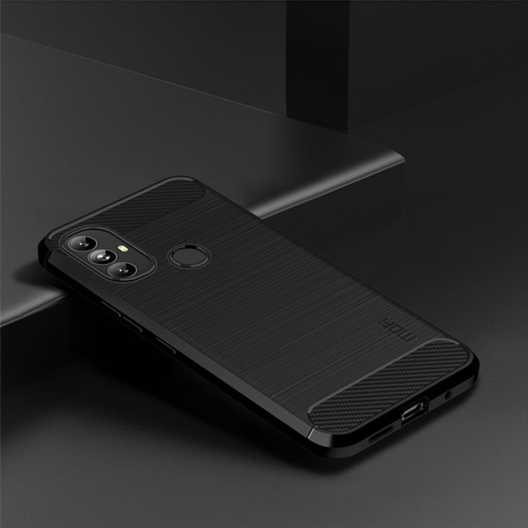 For Motorola Moto G Power 2022 MOFI Gentleness Brushed Carbon Fiber Soft TPU Case(Black) - Motorola Cases by MOFI | Online Shopping South Africa | PMC Jewellery