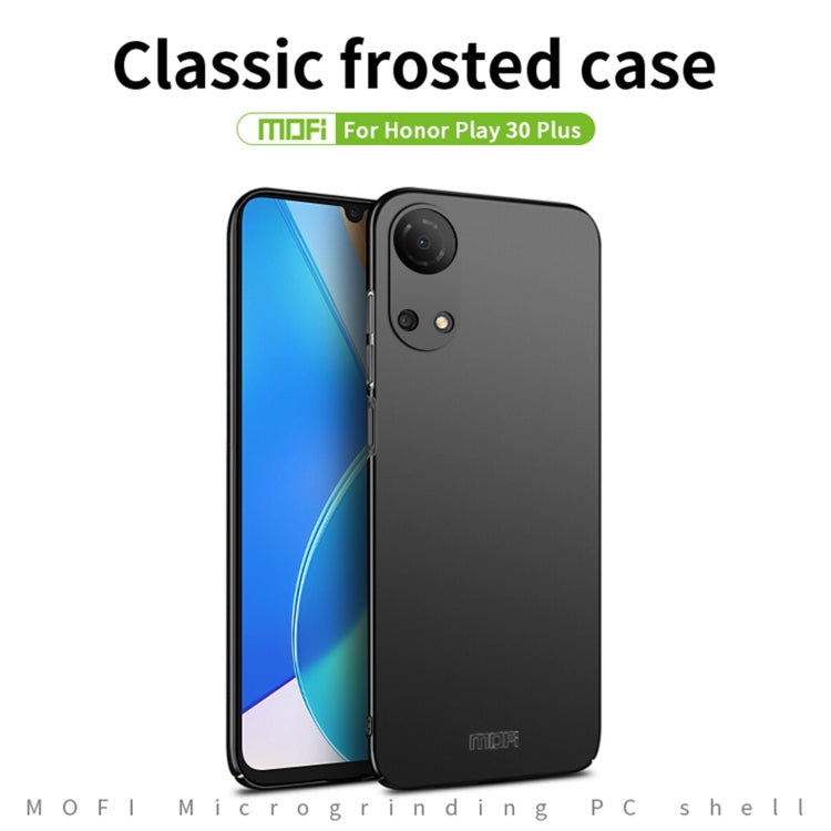 For Honor Play 30 Plus MOFI Frosted PC Ultra-thin Hard Case(Blue) - Honor Cases by MOFI | Online Shopping South Africa | PMC Jewellery