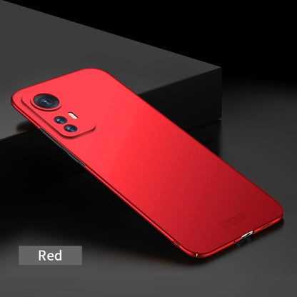 For Xiaomi 12 / 12X MOFI Frosted PC Ultra-thin Hard Phone Case(Red) - Xiaomi Cases by MOFI | Online Shopping South Africa | PMC Jewellery