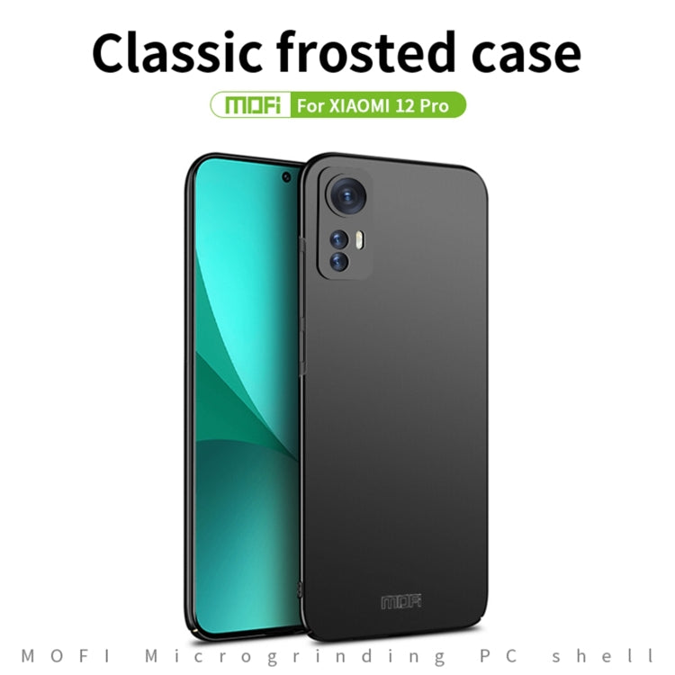 For Xiaomi 12 Pro MOFI Frosted PC Ultra-thin Hard Phone Case(Red) - Xiaomi Cases by MOFI | Online Shopping South Africa | PMC Jewellery