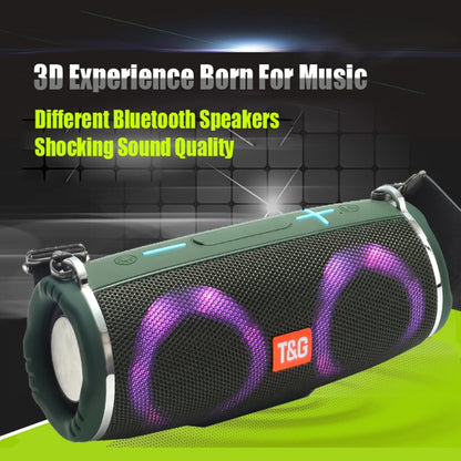 T&G TG642 RGB Light Waterproof  Portable Bluetooth Speaker Support FM / TF Card(Camouflage) - Desktop Speaker by T&G | Online Shopping South Africa | PMC Jewellery | Buy Now Pay Later Mobicred