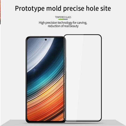 For Xiaomi Redmi K40S MOFI 9H 2.5D Full Screen Tempered Glass Film(Black) -  by MOFI | Online Shopping South Africa | PMC Jewellery