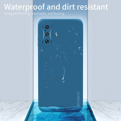 For Xiaomi Redmi K50 Gaming PINWUYO Sense Series Liquid Silicone TPU Phone Case(Blue) - More Brand by PINWUYO | Online Shopping South Africa | PMC Jewellery | Buy Now Pay Later Mobicred