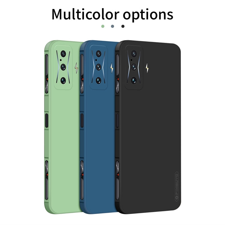 For Xiaomi Redmi K50 Gaming PINWUYO Sense Series Liquid Silicone TPU Phone Case(Green) - More Brand by PINWUYO | Online Shopping South Africa | PMC Jewellery | Buy Now Pay Later Mobicred