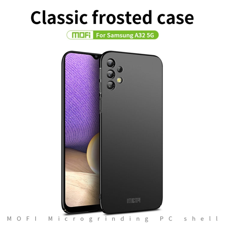 For Samsung Galaxy A32 5G MOFI Frosted PC Ultra-thin Hard Phone Case(Black) - Galaxy Phone Cases by MOFI | Online Shopping South Africa | PMC Jewellery