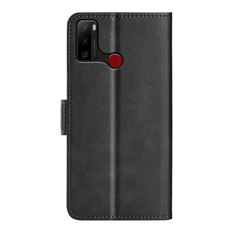 For Ulefone note 10 Dual-side Magnetic Buckle Leather Phone Case(Black) - Ulefone Cases by PMC Jewellery | Online Shopping South Africa | PMC Jewellery | Buy Now Pay Later Mobicred