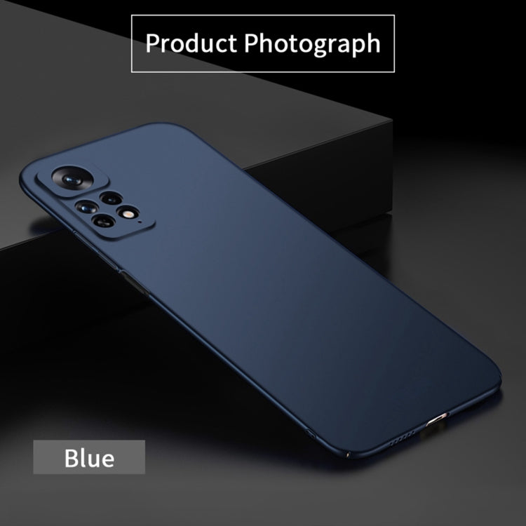 For Xiaomi Redmi Note 11 Global MOFI Frosted PC Ultra-thin Hard  Phone Case(Blue) - Xiaomi Cases by MOFI | Online Shopping South Africa | PMC Jewellery