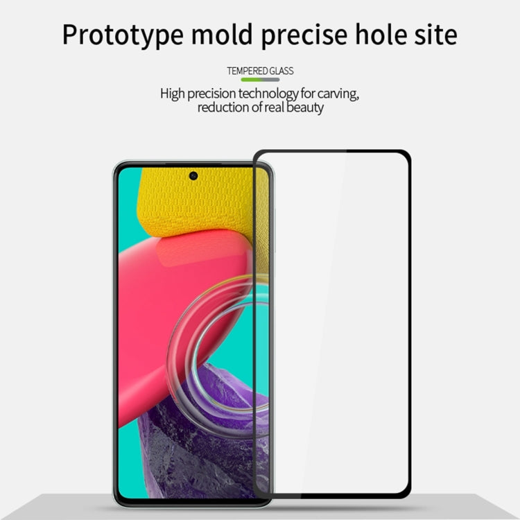 For Samsung Galaxy M53 5G MOFI 9H 2.5D Full Screen Tempered Glass Film(Black) - Galaxy Tempered Glass by MOFI | Online Shopping South Africa | PMC Jewellery