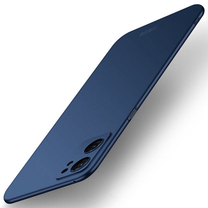 For OPPO Reno7 5G Global / Find X5 Lite MOFI Frosted PC Ultra-thin Hard Case(Blue) - OPPO Cases by MOFI | Online Shopping South Africa | PMC Jewellery