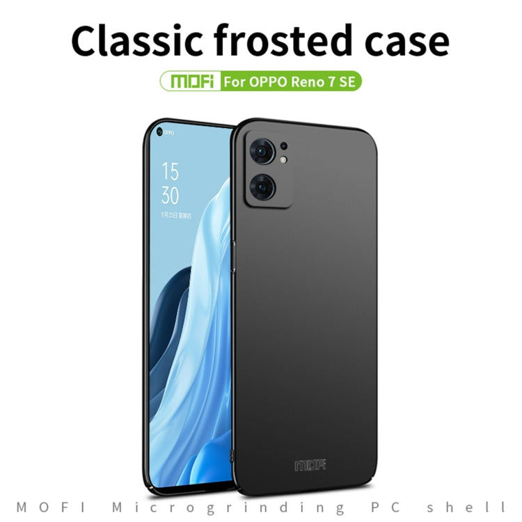 For OPPO Reno7 SE MOFI Frosted PC Ultra-thin Hard Case(Red) - OPPO Cases by MOFI | Online Shopping South Africa | PMC Jewellery