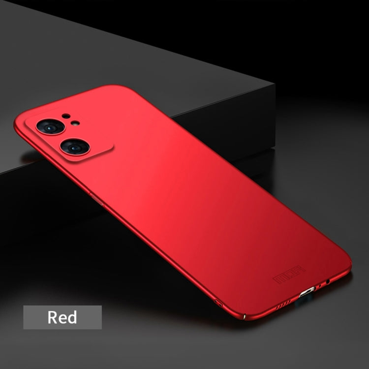 For OPPO Find X5 MOFI Frosted PC Ultra-thin Hard Case(Red) - OPPO Cases by MOFI | Online Shopping South Africa | PMC Jewellery