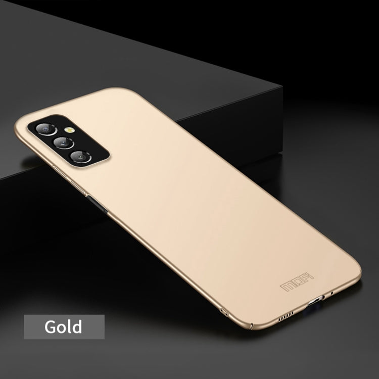 For Samsung Galaxy M52 5G MOFI Frosted PC Ultra-thin Hard Case(Gold) -  by MOFI | Online Shopping South Africa | PMC Jewellery