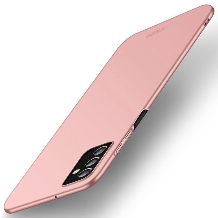 For Samsung Galaxy M52 5G MOFI Frosted PC Ultra-thin Hard Case(Rose Gold) -  by MOFI | Online Shopping South Africa | PMC Jewellery