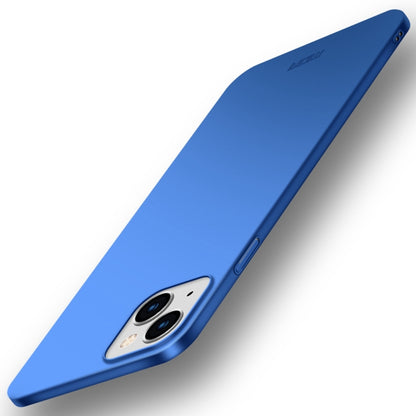 For iPhone 14 MOFI Frosted PC Ultra-thin Hard Case (Blue) - iPhone 14 Cases by MOFI | Online Shopping South Africa | PMC Jewellery