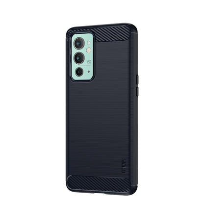 For OnePlus Nord 2T MOFI Gentleness Series Brushed Texture Carbon Fiber Soft TPU Case(Blue) - OnePlus Cases by MOFI | Online Shopping South Africa | PMC Jewellery