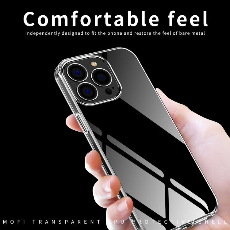 For iPhone 14 Plus MOFI Ming Series Ultra-thin TPU Phone Case (Transparent) - iPhone 14 Plus Cases by MOFI | Online Shopping South Africa | PMC Jewellery