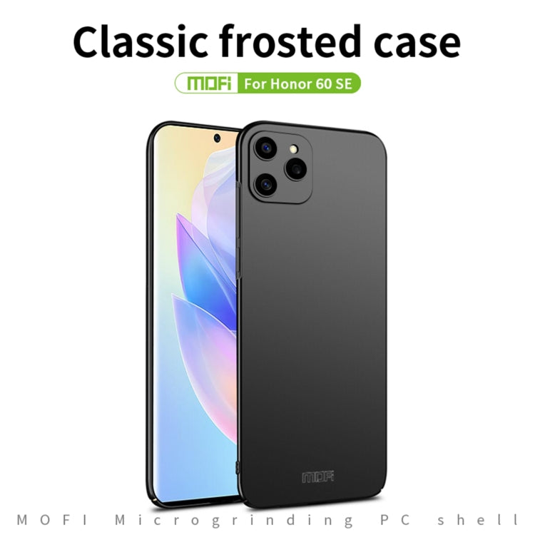 For Honor 60 SE MOFI Frosted PC Ultra-thin Hard Case(Black) - Honor Cases by MOFI | Online Shopping South Africa | PMC Jewellery