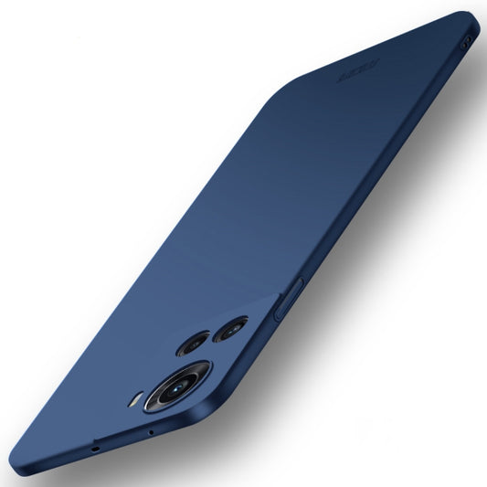 For OnePlus Ace 5G / 10R 5G MOFI Frosted PC Ultra-thin Hard Case(Blue) - OnePlus Cases by MOFI | Online Shopping South Africa | PMC Jewellery