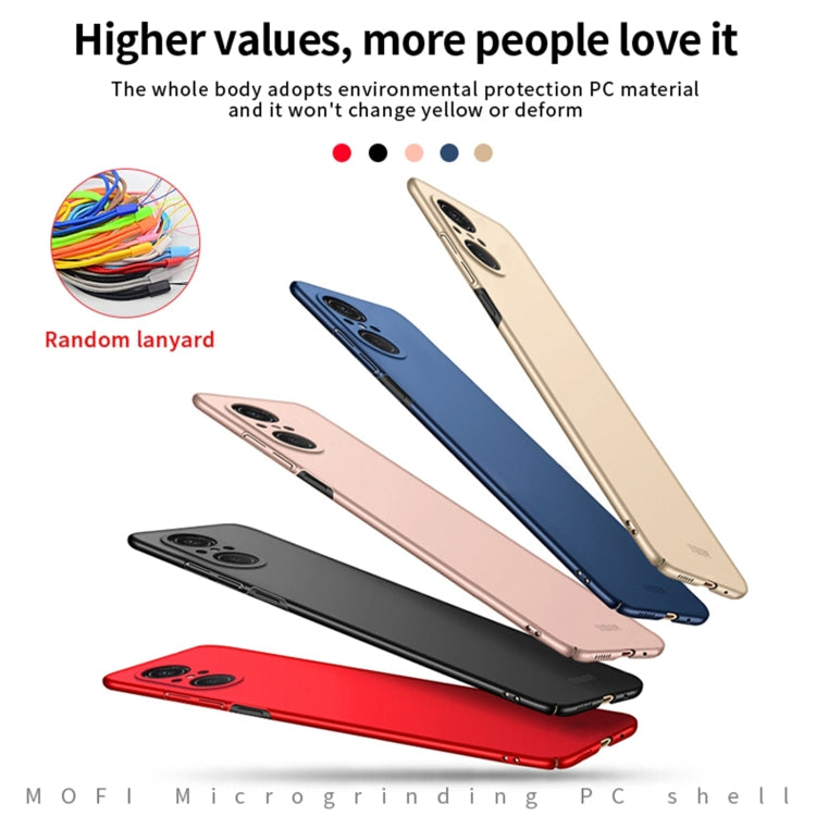 For Huawei Nova9 SE MOFI Frosted PC Ultra-thin Hard Case(Red) - Huawei Cases by MOFI | Online Shopping South Africa | PMC Jewellery